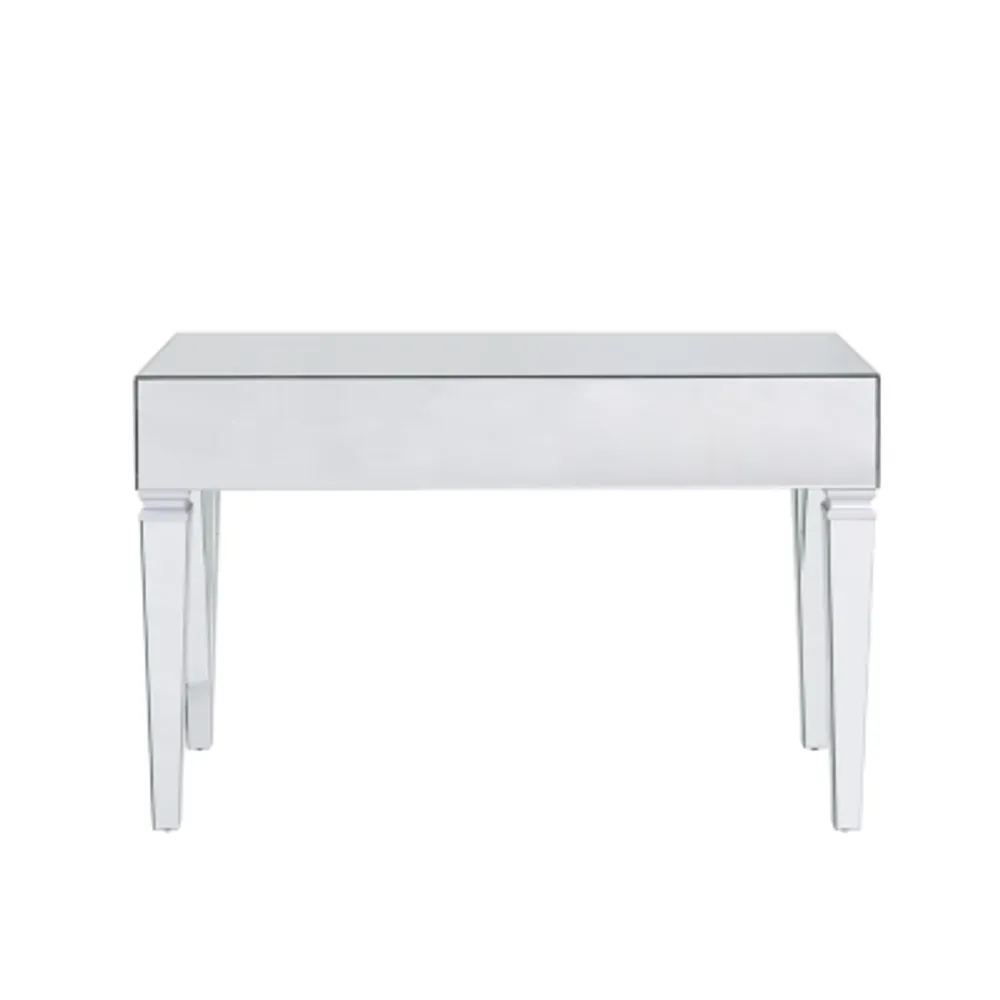 Attpi Silver Mirrored Desk