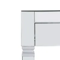 Attpi Silver Mirrored Desk