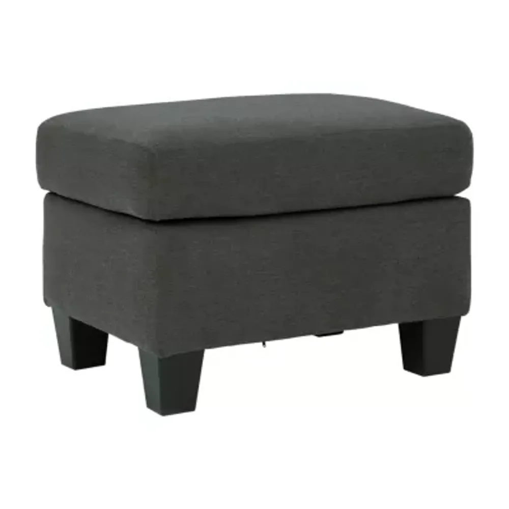 Signature Design by Ashley® Living Room Collection Upholstered Ottoman