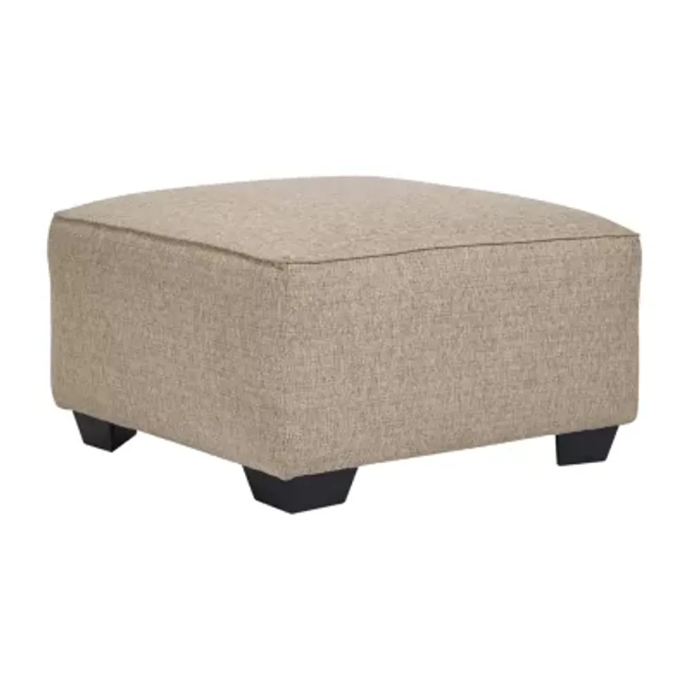 Signature Design by Ashley® Baceno Hemp Living Room Collection Upholstered Ottoman