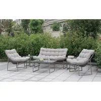 George Collection Weather Resistant Patio Coffee Table