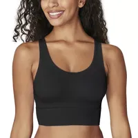 Maidenform Feel Good Super Soft Seamless Rib Knit Wireless Crop Tank-Dm2304