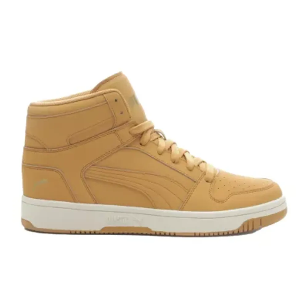 PUMA Rebound Layup Nubuck Mens Basketball Shoes