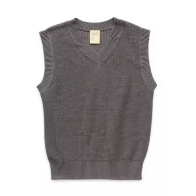 Thereabouts Little & Big Girls V Neck Sweater Vest