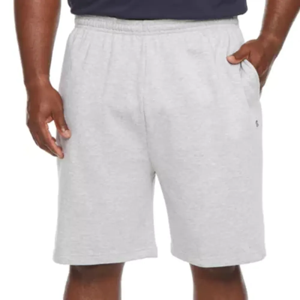 Russell Athletics Mens Big and Tall Mid Rise Workout Shorts