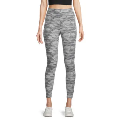 Arizona Juniors Active Womens Mid Rise Active Full Length Leggings