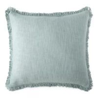 Linden Street Solid Texture Slub Square Throw Pillow