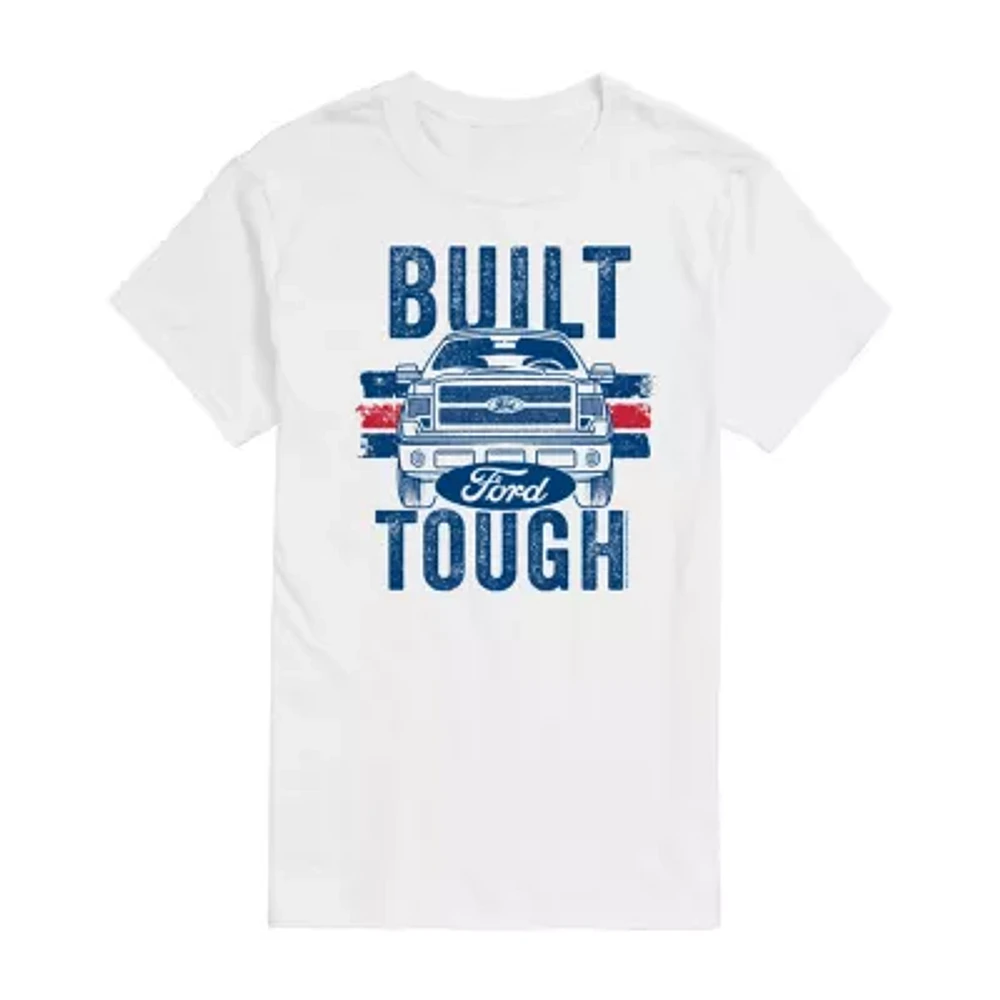 Mens Short Sleeve Ford Built Tough Graphic T-Shirt