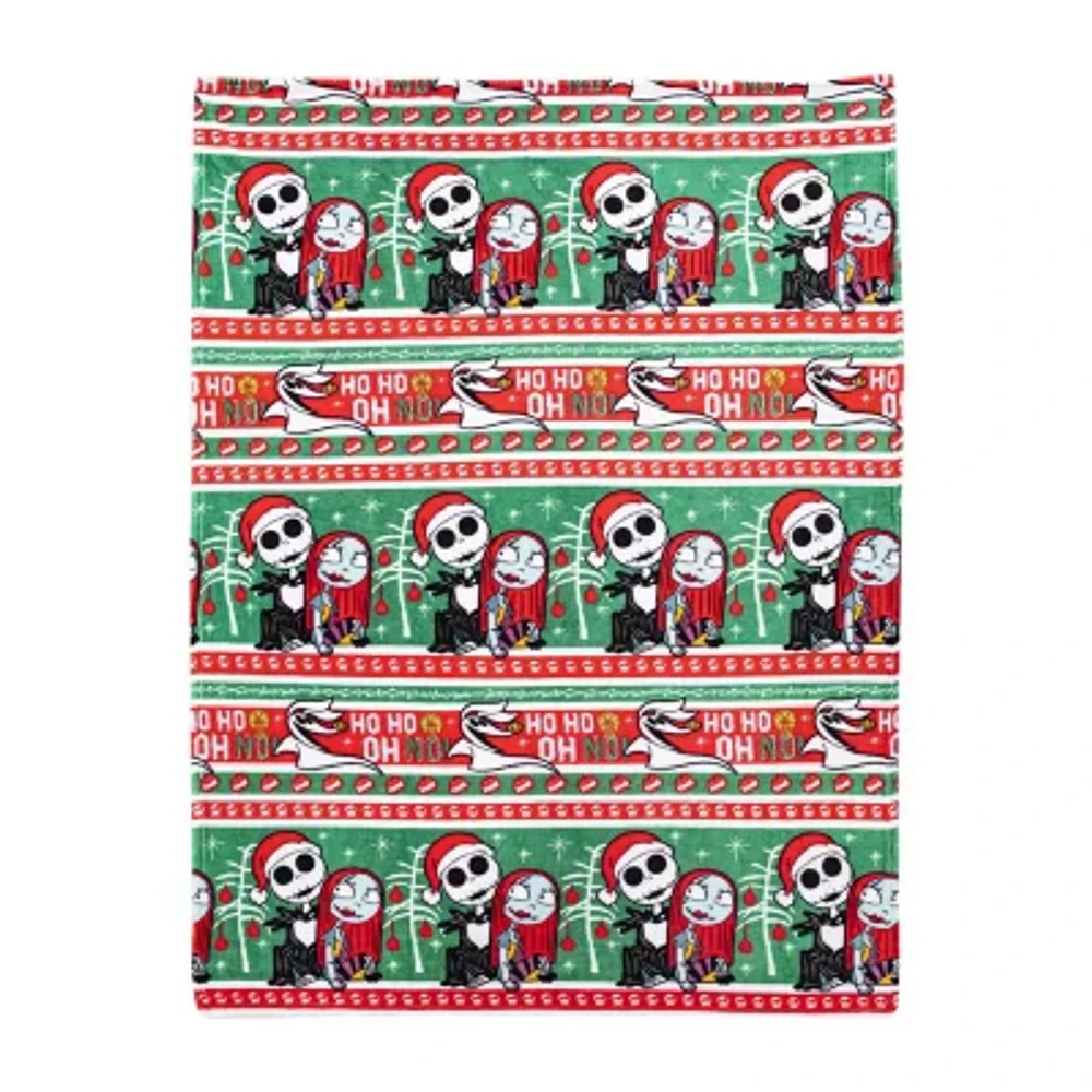 Northwest Nightmare Before Christmas Ho Ho Oh No Lightweight Throw