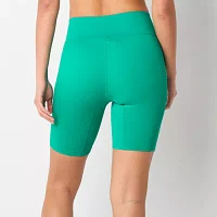 Xersion Womens Seamless Rib Bike Short