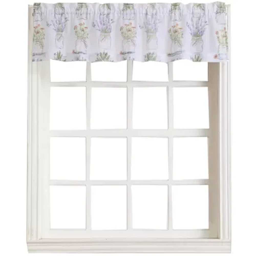 Lichtenberg Eve Garden Rod Pocket Tailored Valance