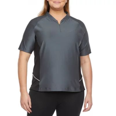 Xersion Cycling Womens Short Sleeve T-Shirt Plus