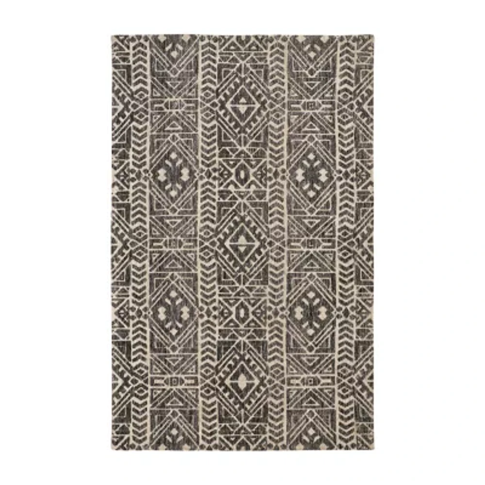 Weave And Wander Oliena Stripe Machine Made Indoor Rectangle Area Rugs