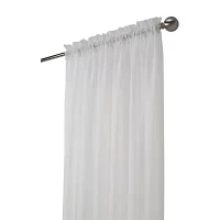 Rhapsody Voile Rod Pocket Sheer Single Curtain Panels