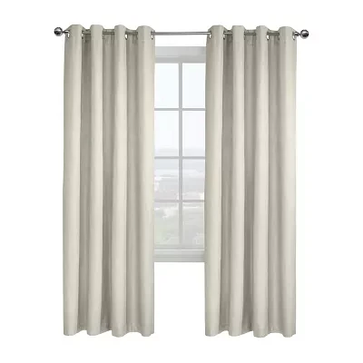 Ethan Grommet Top Energy Saving 100% Blackout Single Curtain Panels