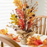 Glitzhome Harvest Tree Christmas Tabletop Decor