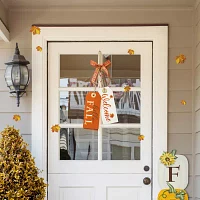 Glitzhome Fall Wooden Door Hanger Wall Sign