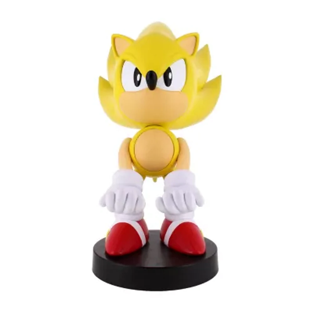 Exquisite Gaming Sega Super Sonic Device Charging Holder Sonic the Hedgehog Action Figure