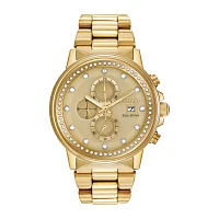 Citizen® Eco-Drive® Nighthawk Mens Gold-Tone Chronograph Watch FB3002-53P