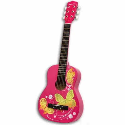 Ready Ace "Ready Ace 30"" Pink Butterfly Guitar"""