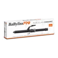 BaBylissPRO® Porcelain Ceramic 1" Spring Curling Iron