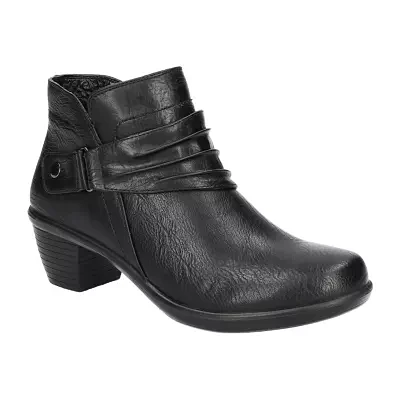 Easy Street Womens Damita Block Heel Booties