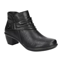 Easy Street Womens Damita Block Heel Booties