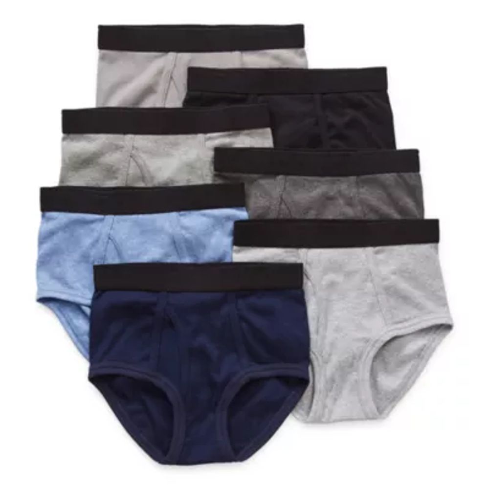 Printed Boxer-Briefs Underwear 7-Pack for Boys