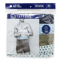 Stafford Knit Mens 4 Pack Boxers