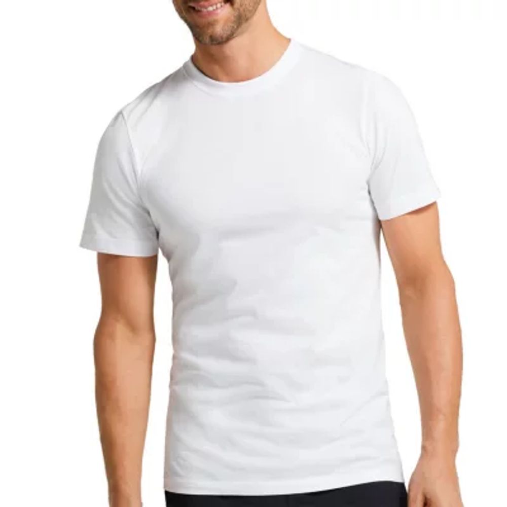 Jockey Classic Mens 2 Pack Short Sleeve Crew Neck T-Shirt Tall