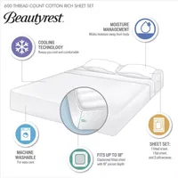 Beautyrest 600tc Cooling Cotton Blend Sheet Set