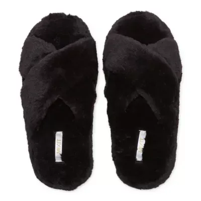 Mixit Criss Cross Womens Slip-On Slippers