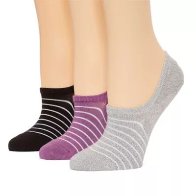 Mixit 3 Pair Multi-Pack Liner Socks - Womens