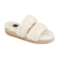 Journee Collection Relaxx Womens Slip-On Slippers