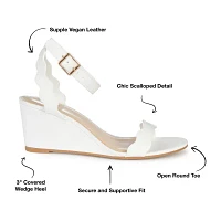Journee Collection Womens Loucia Wedge Heel Pumps