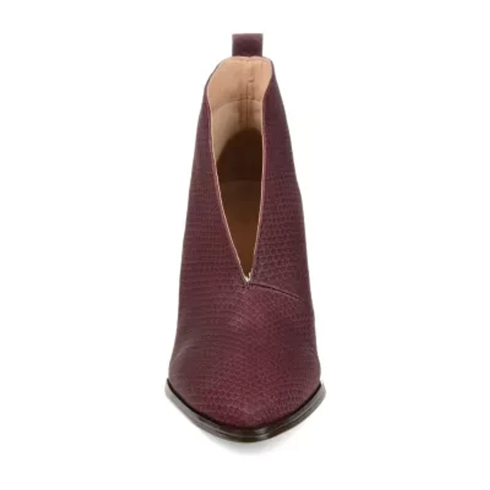 Journee Collection Womens Bellamy Stacked Heel Booties