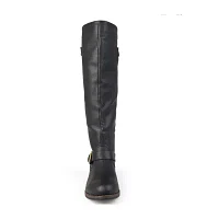 Journee Collection Womens Spokane Studded Riding Boots