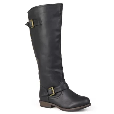 Journee Collection Womens Spokane Studded Riding Boots