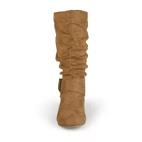 Journee Collection Womens Shelley Wide Calf Slouch Boots