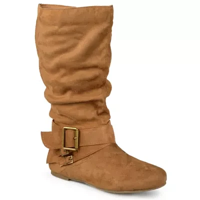 Journee Collection Womens Shelley Wide Calf Slouch Boots