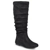 Journee Collection Womens Rebecca Wide Calf Slouch Boots