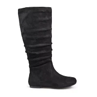 Journee Collection Womens Rebecca Wide Calf Slouch Boots