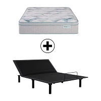 BeautySleep Dream Weaver 14.25" Ultra Plush Pillow Top - Mattress + Adjustable Base