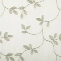 Regal Home Meadow Embroidered 2-pc. Rod Pocket Window Tier