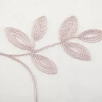 Regal Home Meadow Rod Pocket Embroidered Sheer Single Curtain Panel