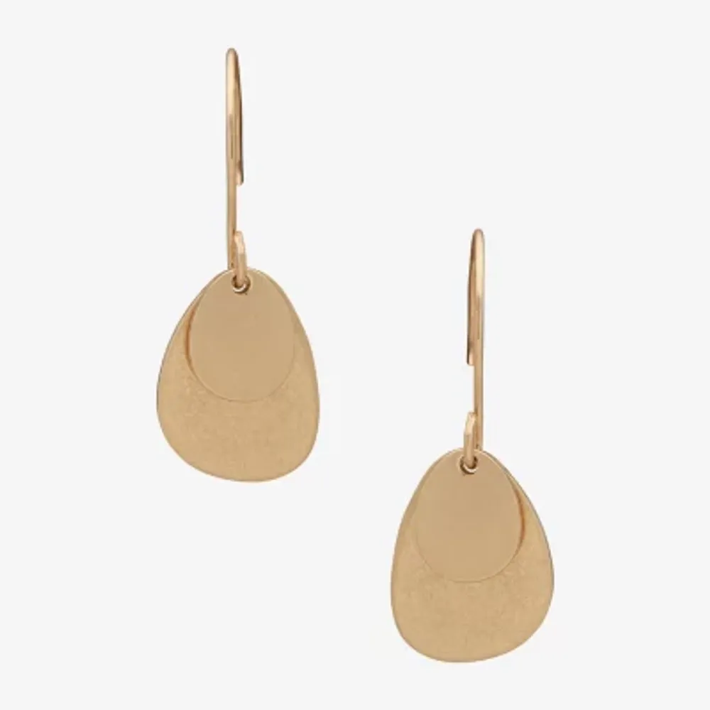 a.n.a Gold Tone Drop Earrings