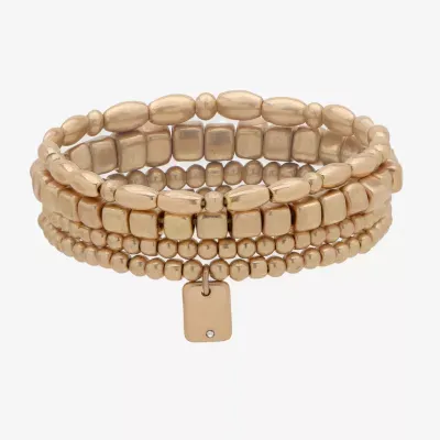 a.n.a Gold Tone 4-pc. Stretch Bracelet