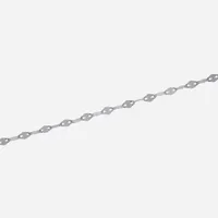 Silver Treasures Sterling Silver 9 Inch Ankle Bracelet