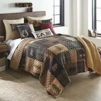 Your Lifestyle By Donna Sharp Brown Bear Cabin Quilt Set