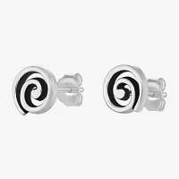 Silver Treasures Sterling Silver 7mm Stud Earrings